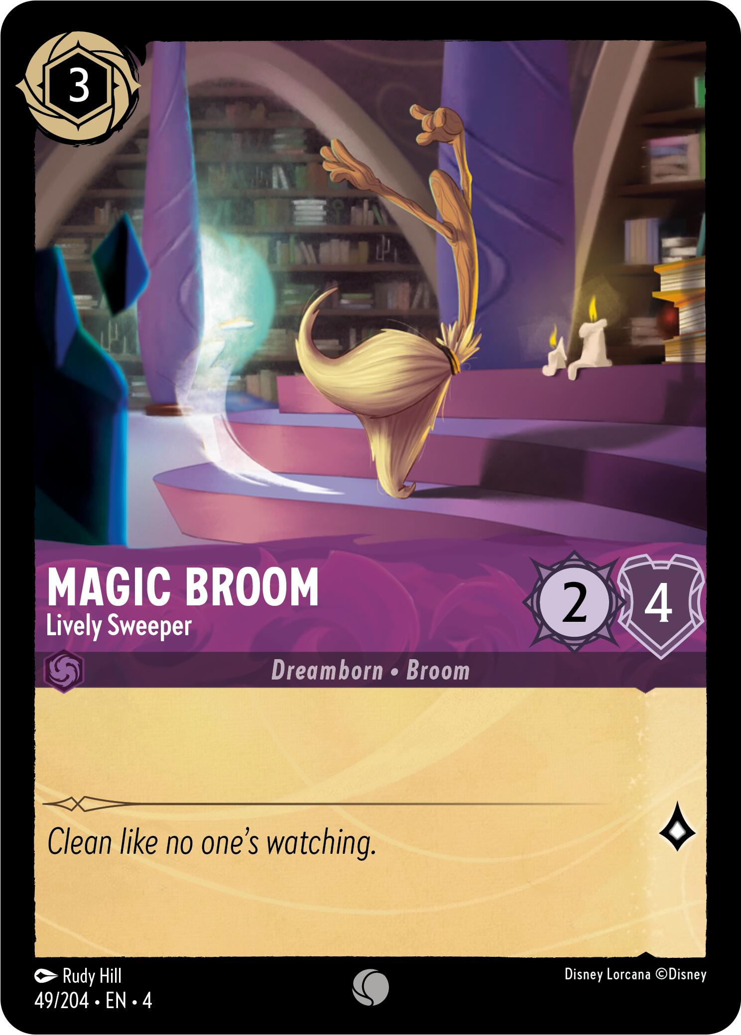 Magic Broom - Lively Sweeper (49/204) [Ursula's Return] | Shuffle n Cut Hobbies & Games
