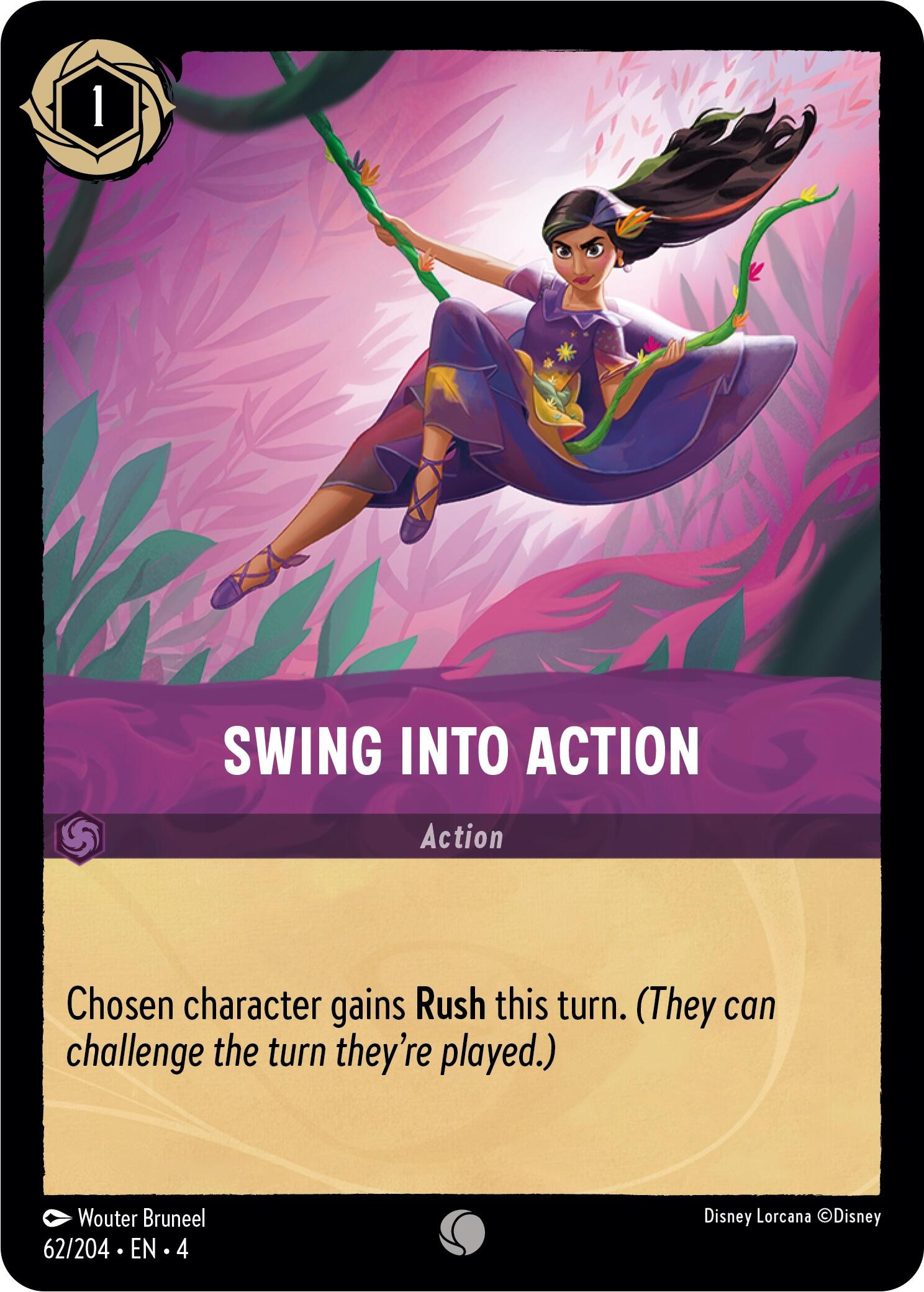 Swing into Action (62/204) [Ursula's Return] | Shuffle n Cut Hobbies & Games