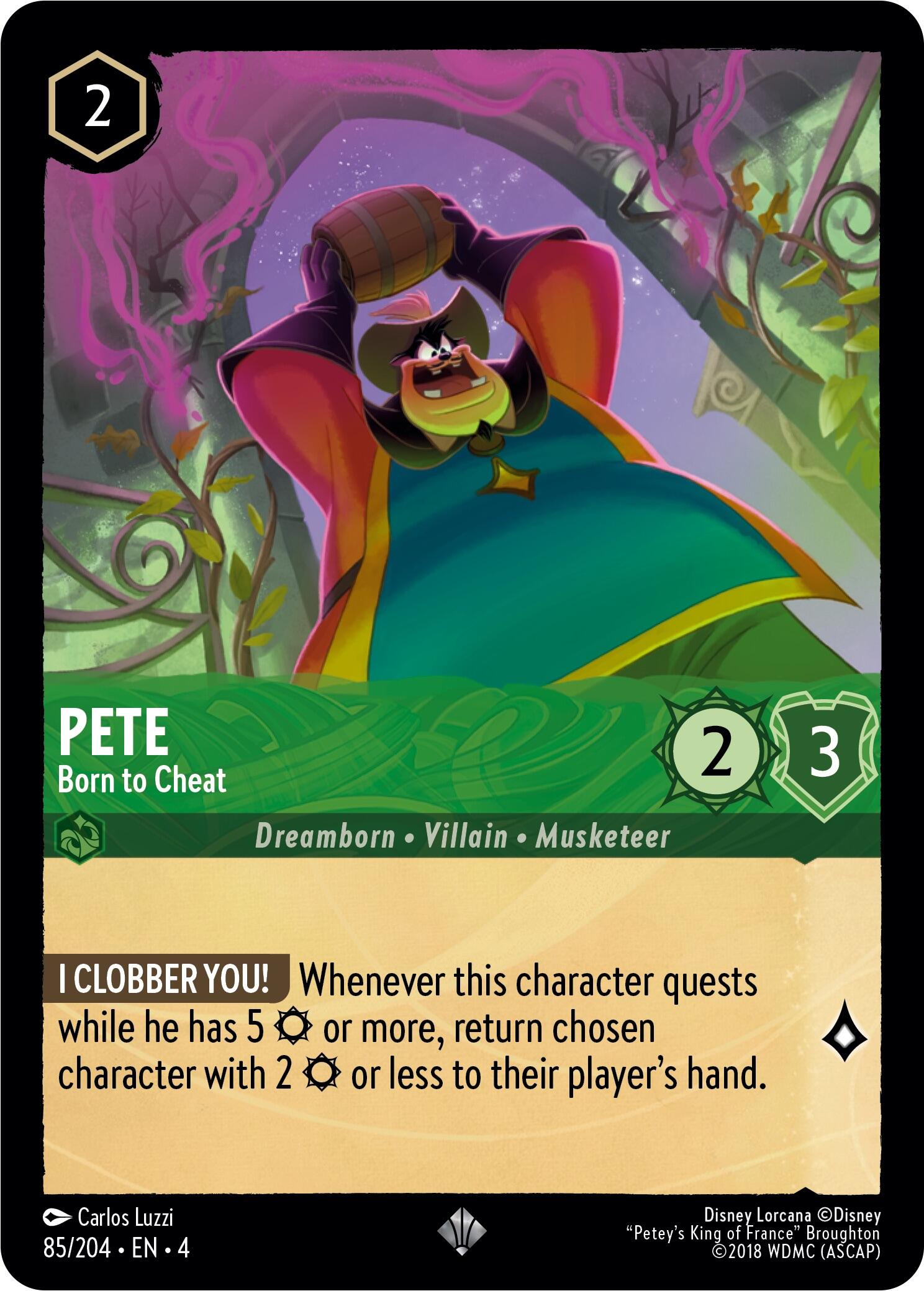 Pete - Born to Cheat (85/204) [Ursula's Return] | Shuffle n Cut Hobbies & Games