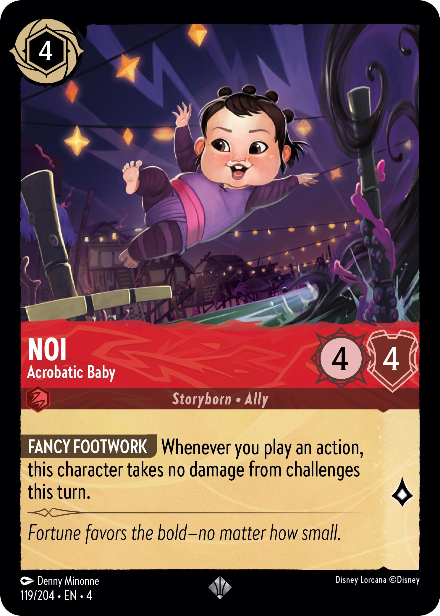 Noi - Acrobatic Baby (119/204) [Ursula's Return] | Shuffle n Cut Hobbies & Games