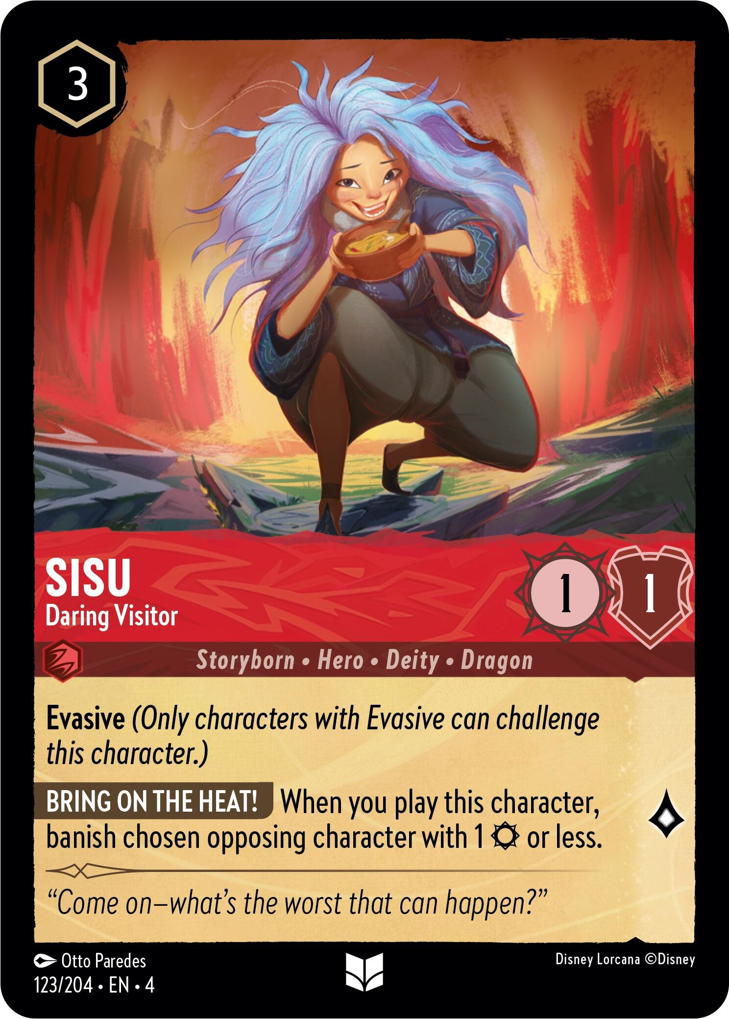 Sisu - Daring Visitor (123/204) [Ursula's Return] | Shuffle n Cut Hobbies & Games