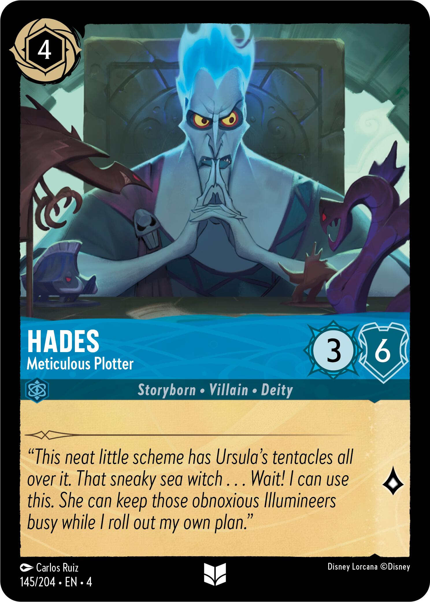 Hades - Meticulous Plotter (145/204) [Ursula's Return] | Shuffle n Cut Hobbies & Games