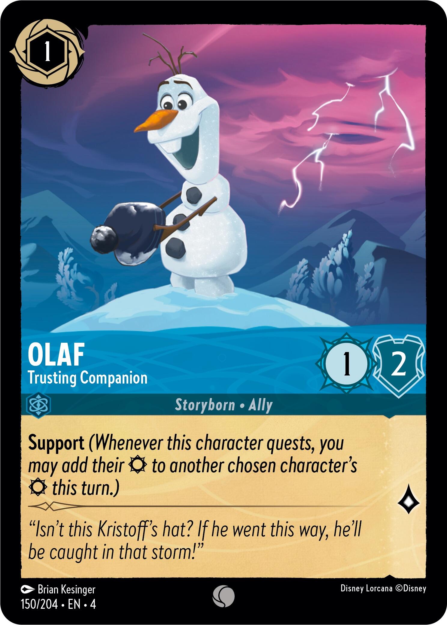 Olaf - Trusting Companion (150/204) [Ursula's Return] | Shuffle n Cut Hobbies & Games
