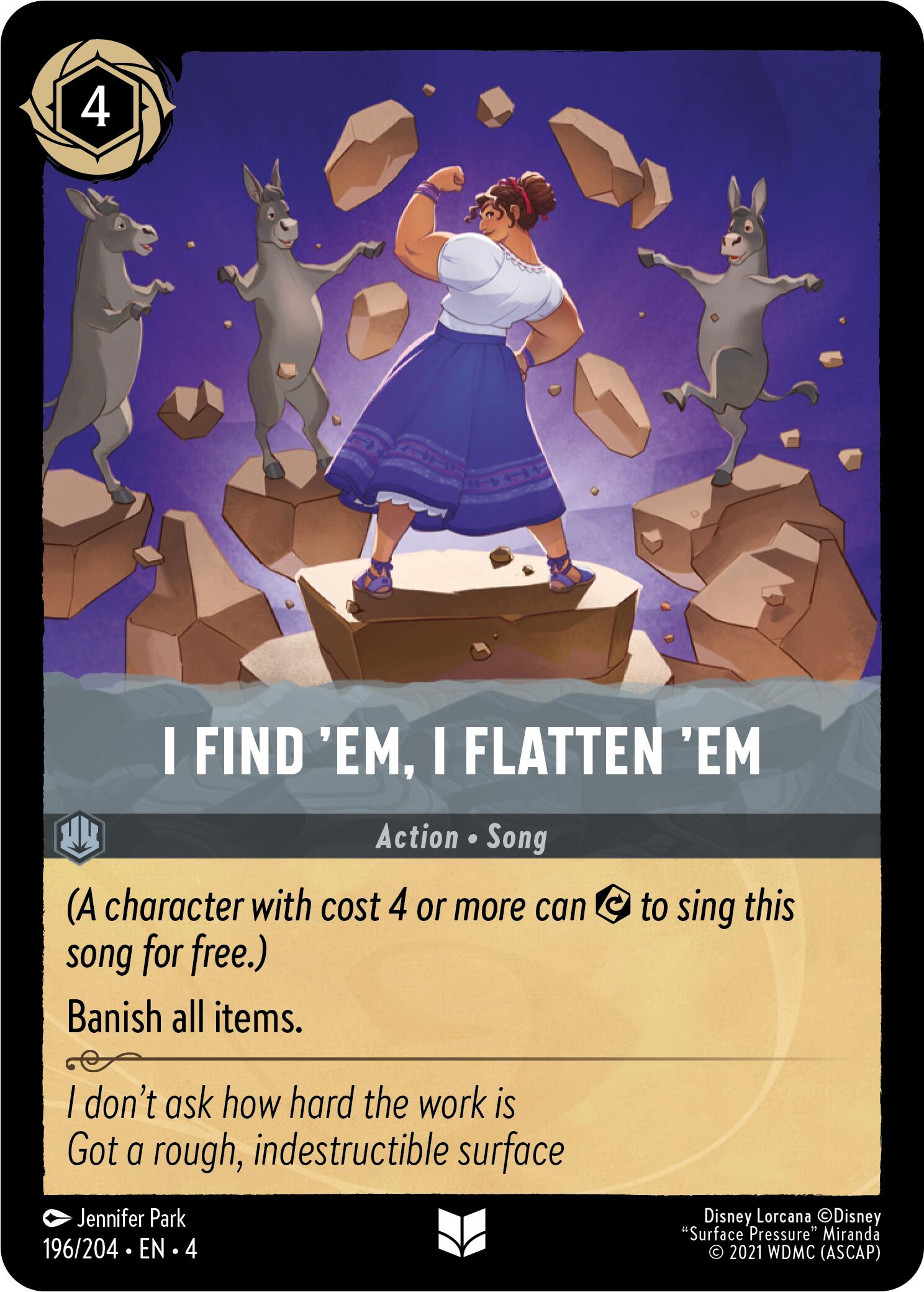 I Find 'em, I flatten 'Em (196/204) [Ursula's Return] | Shuffle n Cut Hobbies & Games