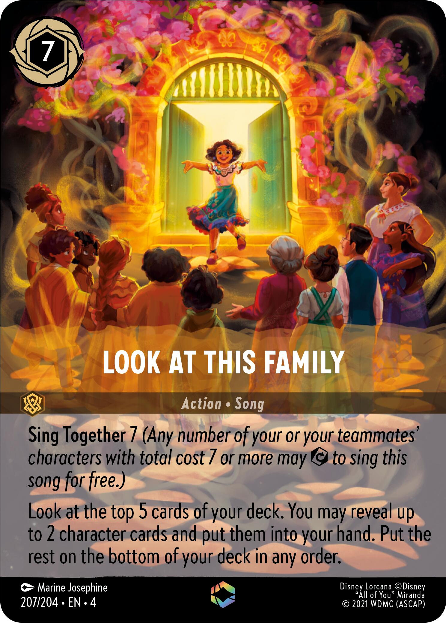 Look at This Family (Enchanted) (207/204) [Ursula's Return] | Shuffle n Cut Hobbies & Games