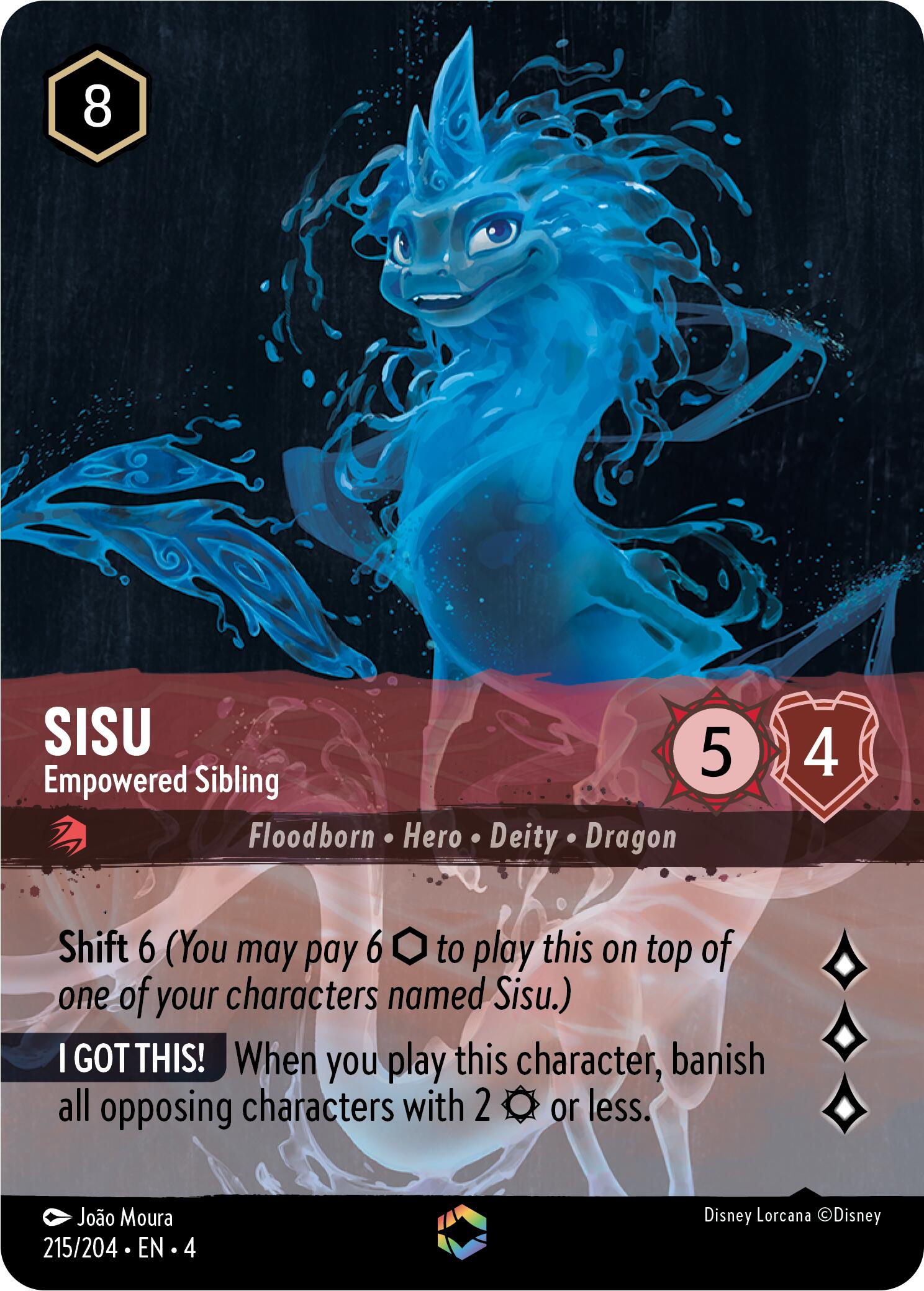 Sisu - Empowered Sibling (Enchanted) (215/204) [Ursula's Return] | Shuffle n Cut Hobbies & Games