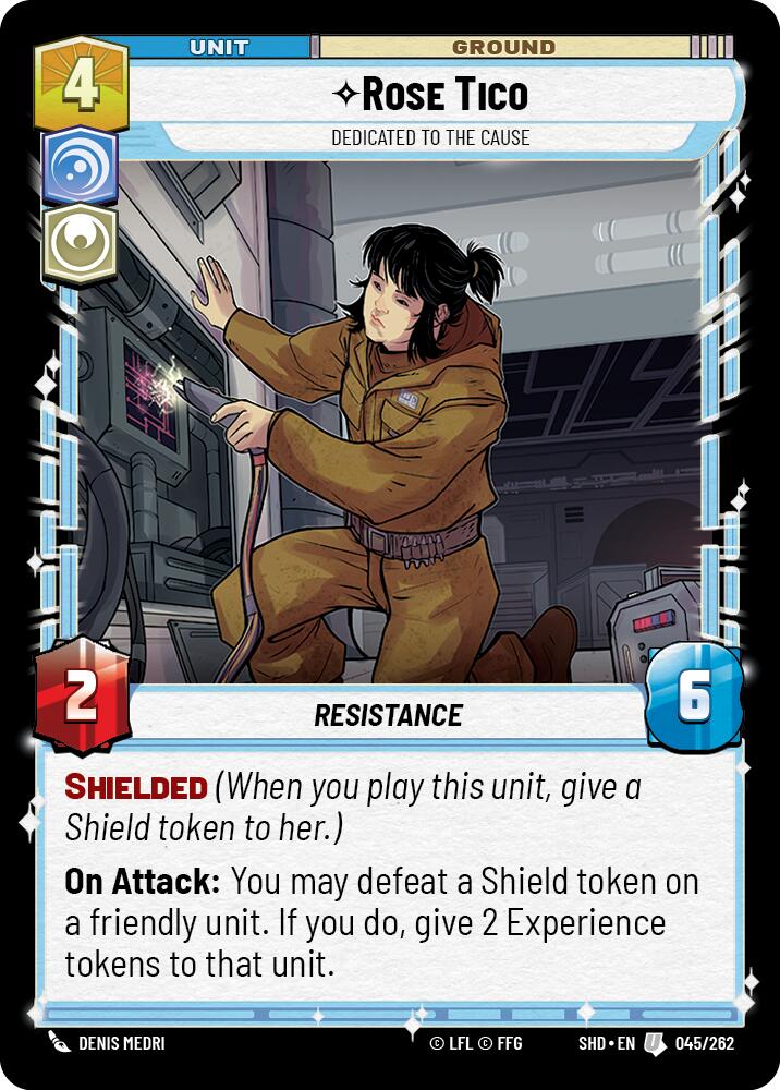 Rose Tico - Dedicated to the Cause (045/262) (045/262) [Shadows of the Galaxy] | Shuffle n Cut Hobbies & Games