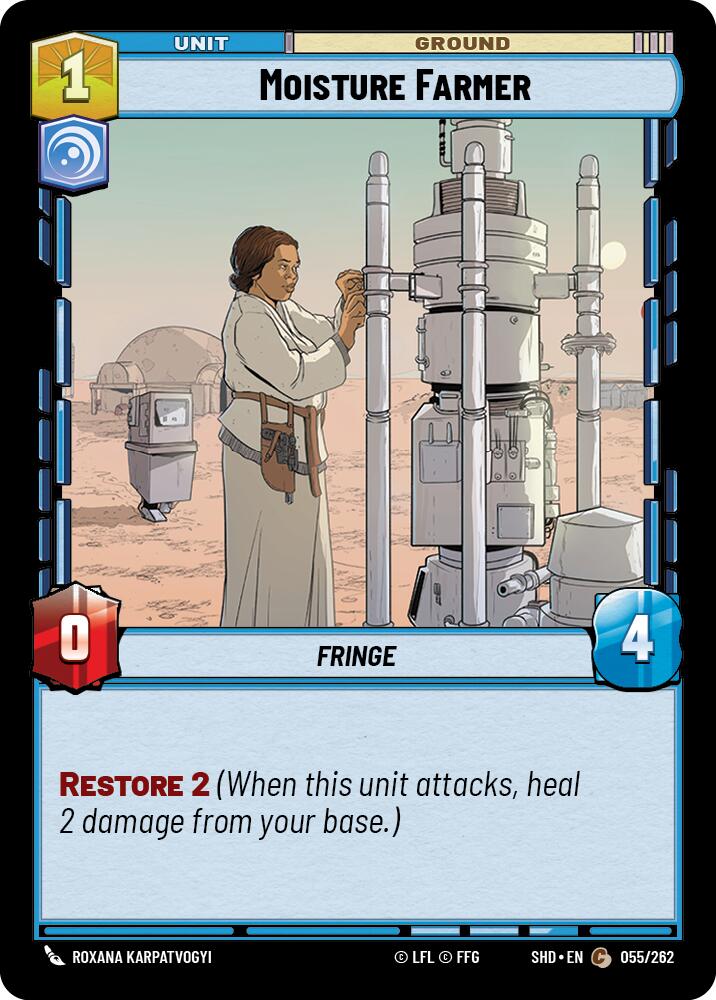 Moisture Farmer (055/262) (055/262) [Shadows of the Galaxy] | Shuffle n Cut Hobbies & Games
