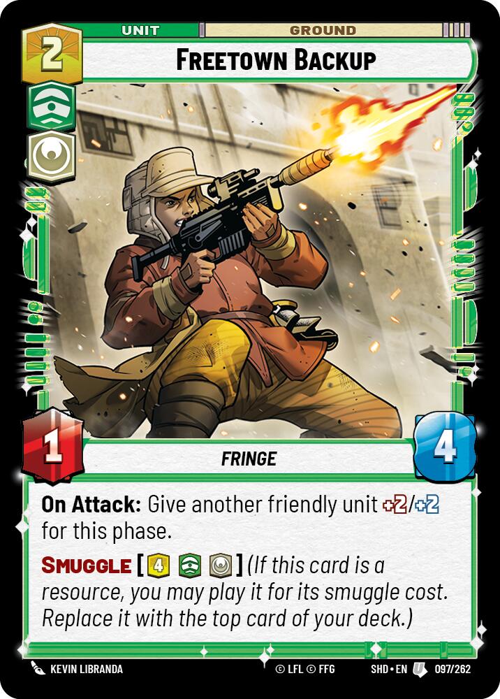 Freetown Backup (097/262) (097/262) [Shadows of the Galaxy] | Shuffle n Cut Hobbies & Games