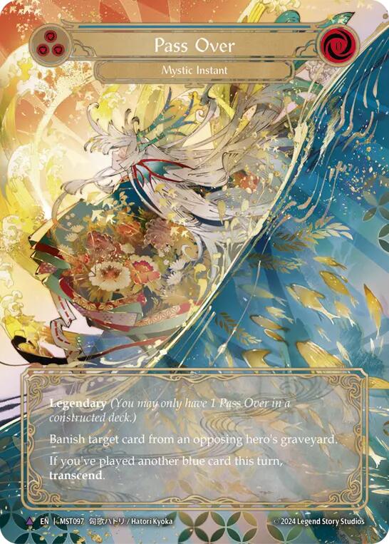 Pass Over // Inner Chi (Marvel) [MST097] (Part the Mistveil)  Cold Foil | Shuffle n Cut Hobbies & Games