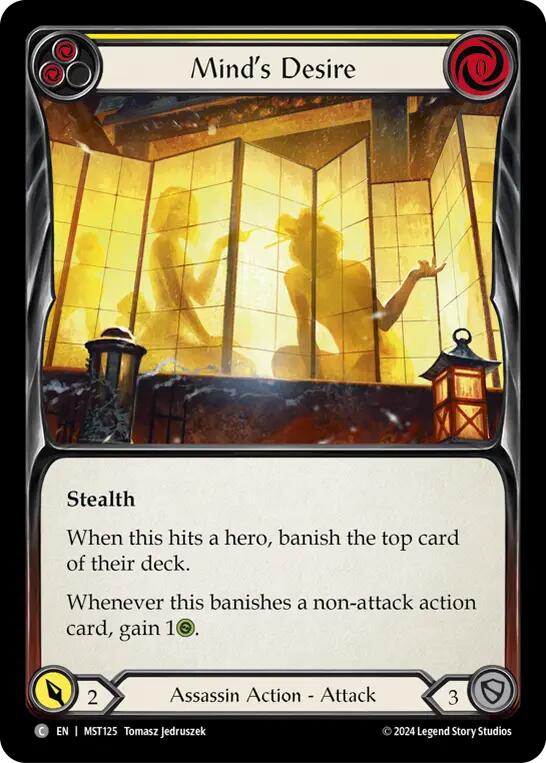 Mind's Desire (Yellow) [MST125] (Part the Mistveil) | Shuffle n Cut Hobbies & Games