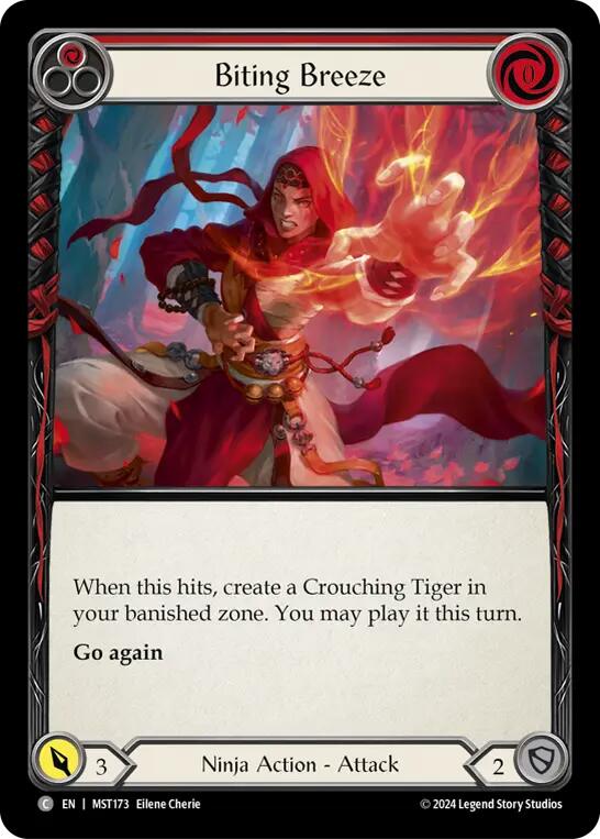 Biting Breeze (Red) [MST173] (Part the Mistveil) | Shuffle n Cut Hobbies & Games