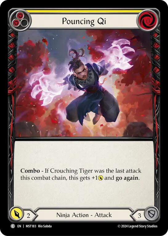 Pouncing Qi (Yellow) [MST183] (Part the Mistveil) | Shuffle n Cut Hobbies & Games