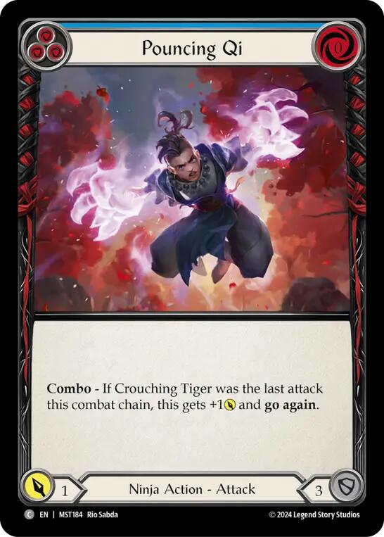 Pouncing Qi (Blue) [MST184] (Part the Mistveil) | Shuffle n Cut Hobbies & Games
