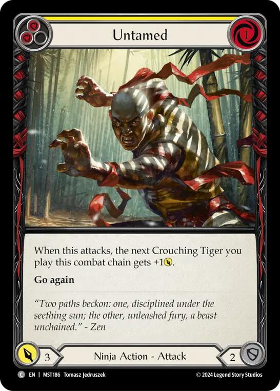 Untamed (Yellow) [MST186] (Part the Mistveil) | Shuffle n Cut Hobbies & Games