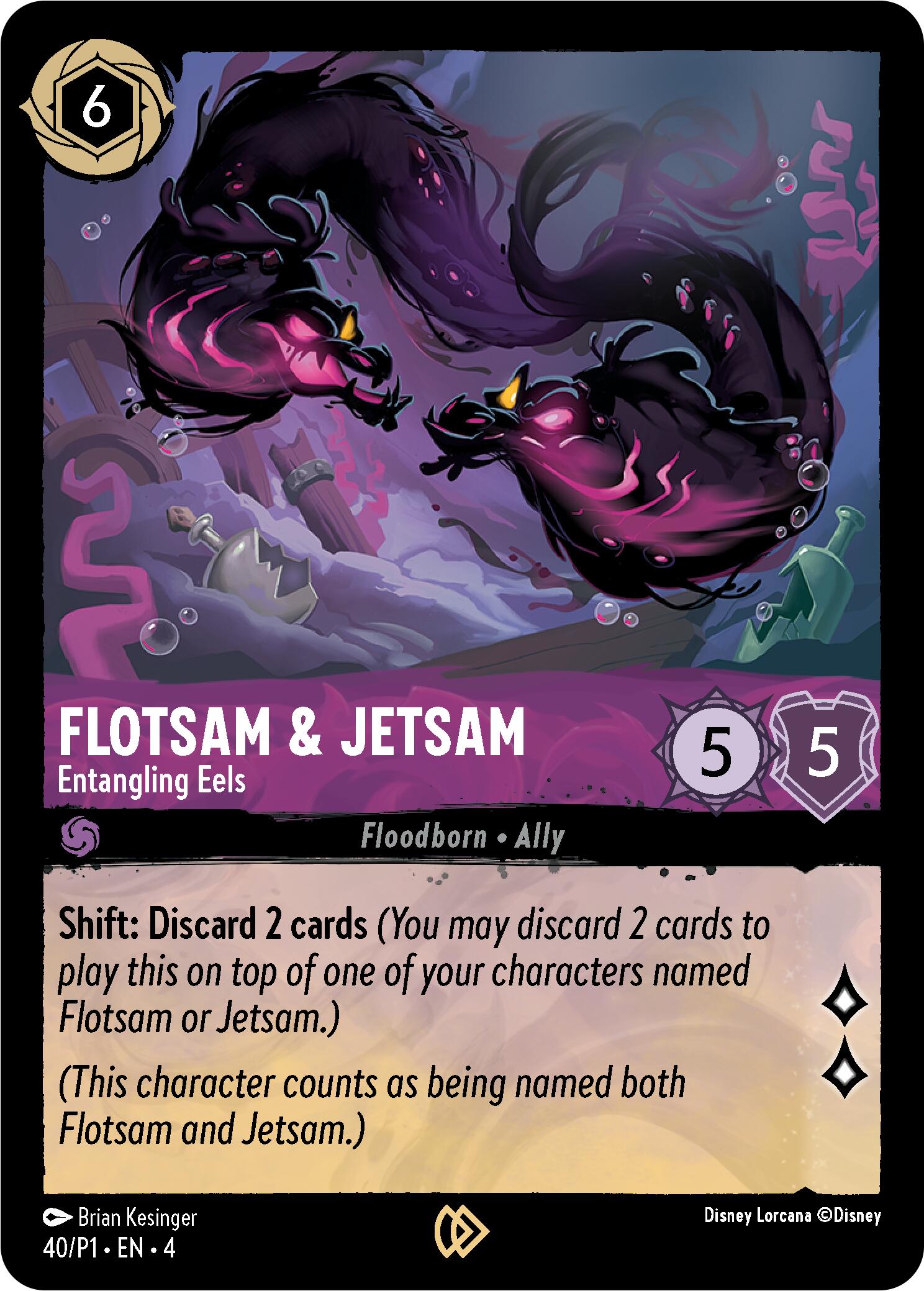 Flotsam & Jetsam - Entangling Eels (40) [Promo Cards] | Shuffle n Cut Hobbies & Games