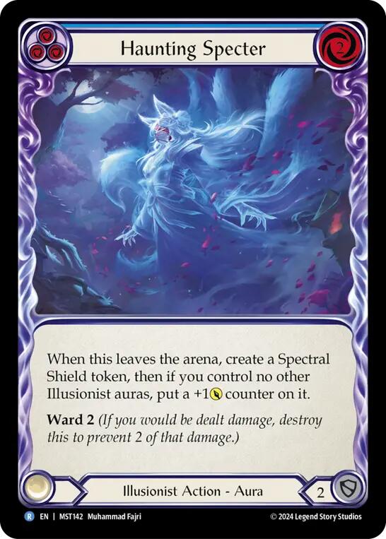 Haunting Specter (Blue) [MST142] (Part the Mistveil) | Shuffle n Cut Hobbies & Games