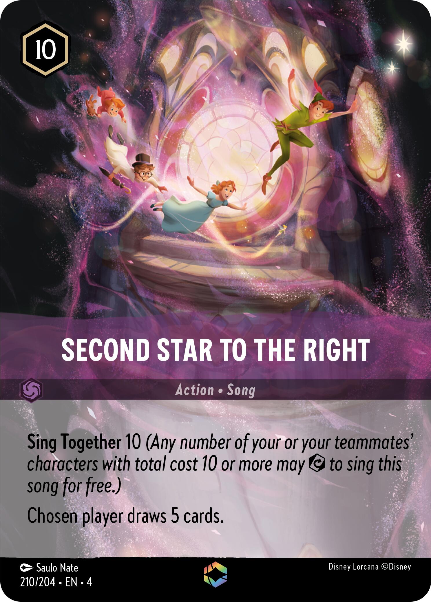 Second Star to the Right (Enchanted) (210/204) [Ursula's Return] | Shuffle n Cut Hobbies & Games