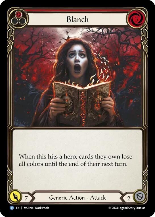 Blanch (Red) [MST194] (Part the Mistveil)  Rainbow Foil | Shuffle n Cut Hobbies & Games