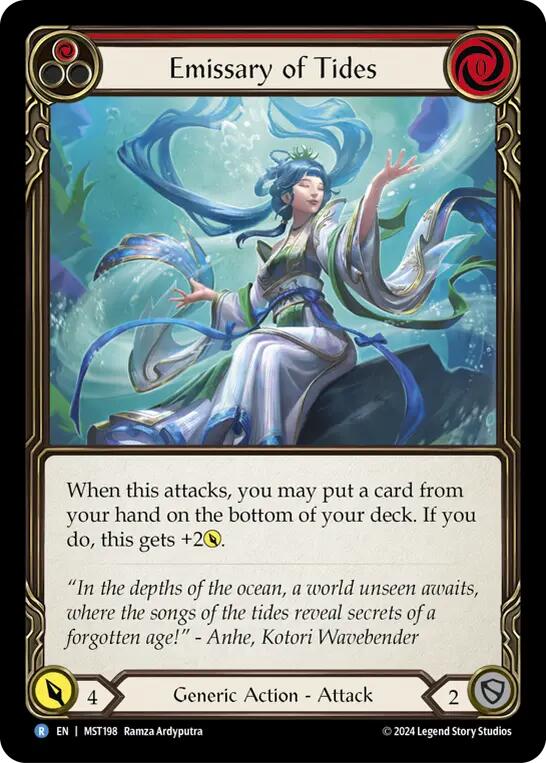 Emissary of Tides [MST198] (Part the Mistveil)  Rainbow Foil | Shuffle n Cut Hobbies & Games