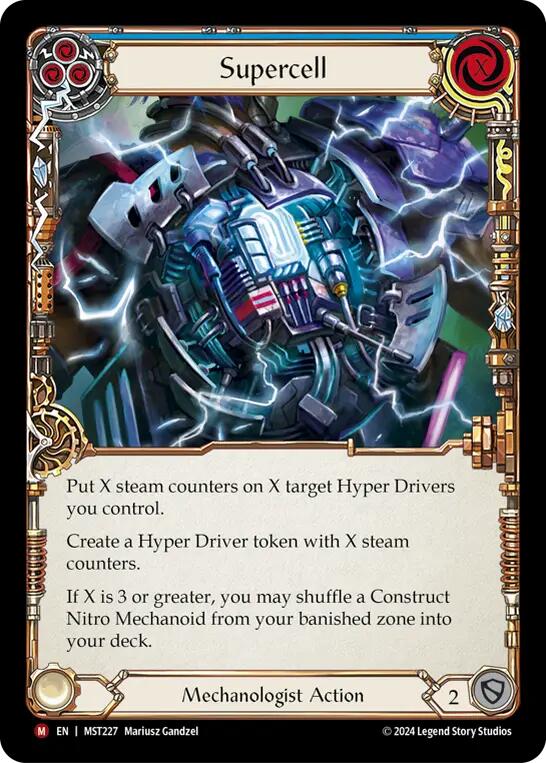 Supercell [MST227] (Part the Mistveil)  Rainbow Foil | Shuffle n Cut Hobbies & Games