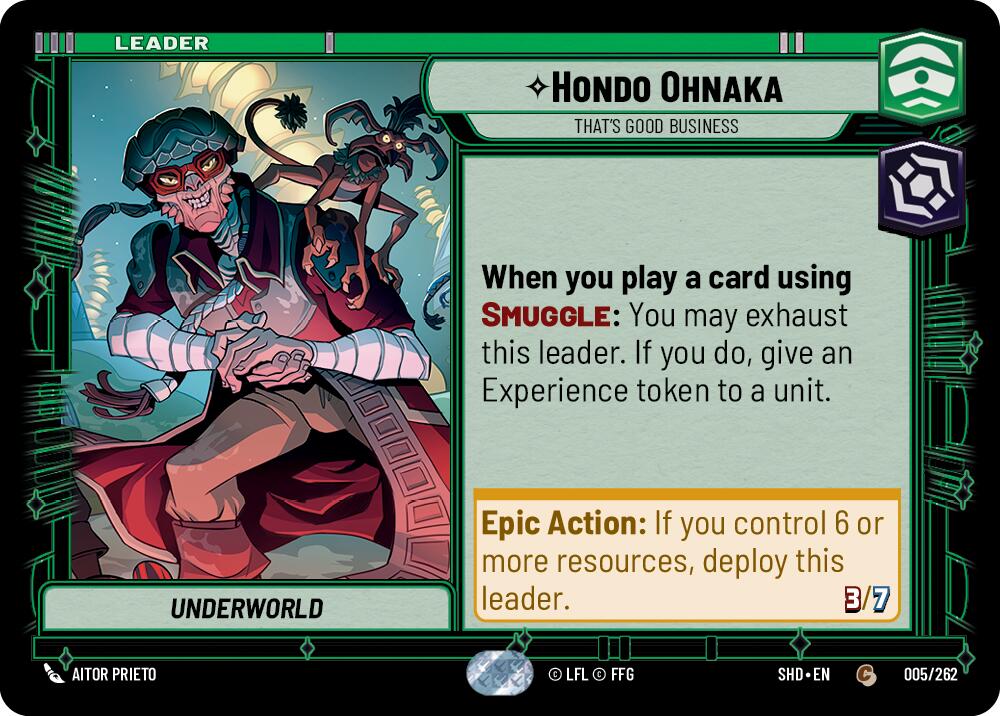 Hondo Ohnaka - That's Good Business (005/262) (005/262) [Shadows of the Galaxy] | Shuffle n Cut Hobbies & Games