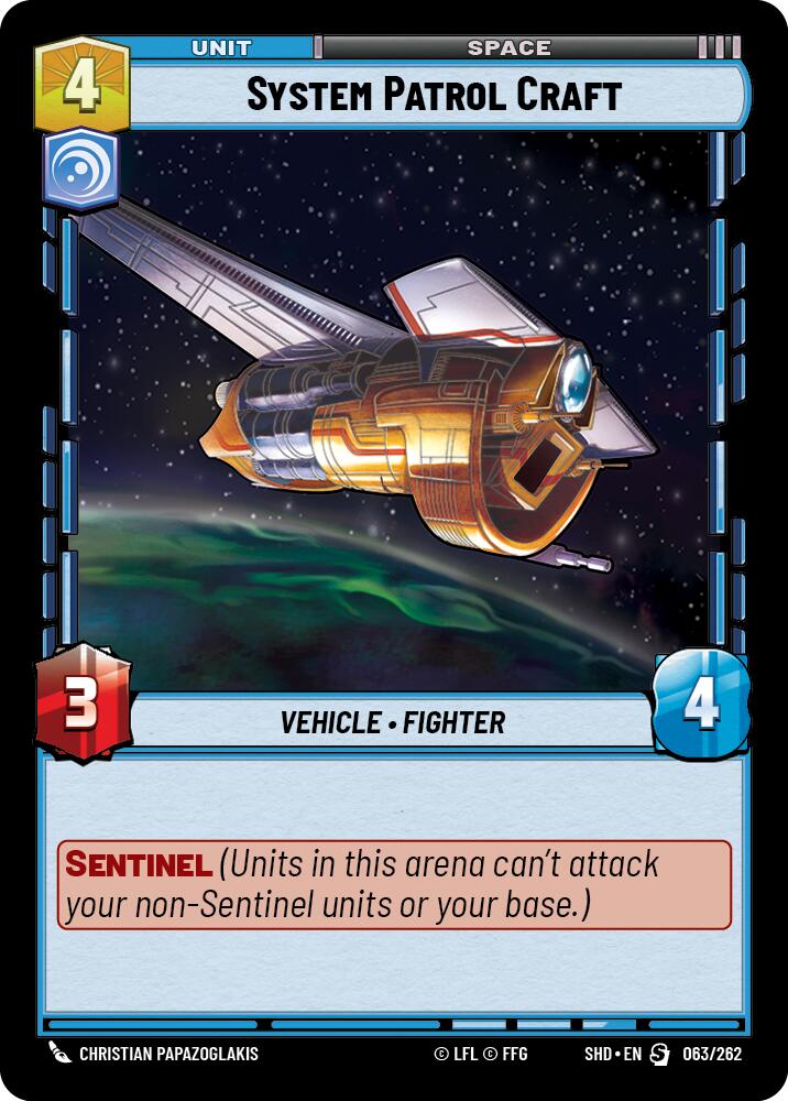 System Patrol Craft (063/262) (063/262) [Shadows of the Galaxy] | Shuffle n Cut Hobbies & Games