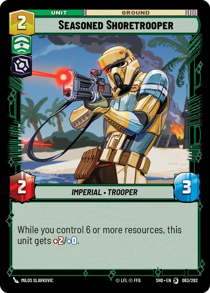 Seasoned Shoretrooper (083/262) (083/262) [Shadows of the Galaxy] | Shuffle n Cut Hobbies & Games