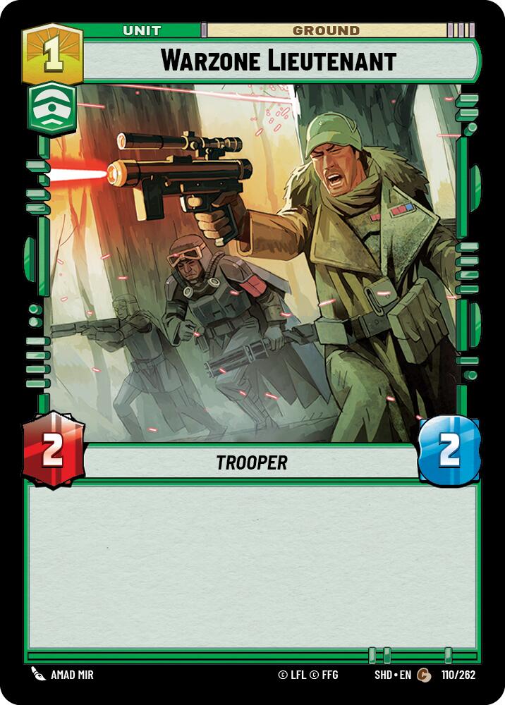 Warzone Lieutenant (110/262) (110/262) [Shadows of the Galaxy] | Shuffle n Cut Hobbies & Games