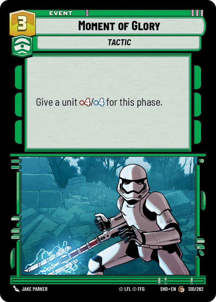 Moment of Glory (130/262) (130/262) [Shadows of the Galaxy] | Shuffle n Cut Hobbies & Games