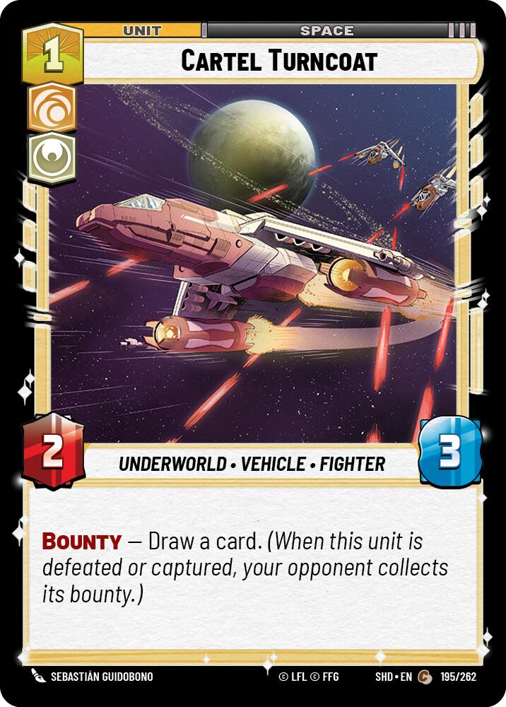 Cartel Turncoat (195/262) (195/262) [Shadows of the Galaxy] | Shuffle n Cut Hobbies & Games