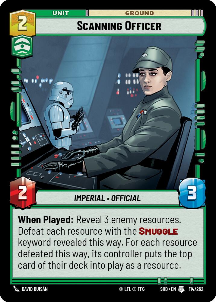 Scanning Officer (114/262) (114/262) [Shadows of the Galaxy] | Shuffle n Cut Hobbies & Games