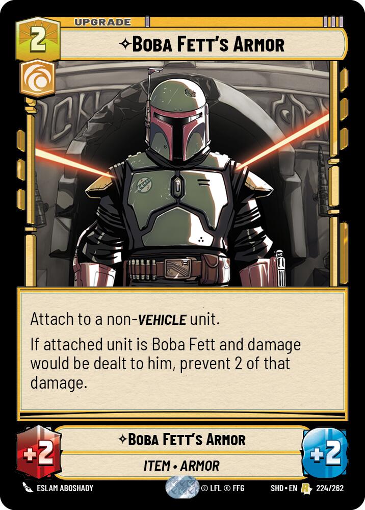 Boba Fett's Armor (224/262) (224/262) [Shadows of the Galaxy] | Shuffle n Cut Hobbies & Games