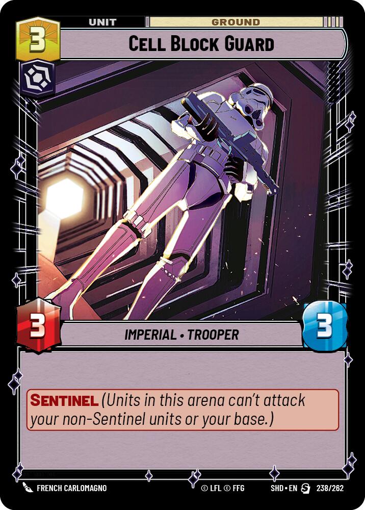 Cell Block Guard (238/262) (238/262) [Shadows of the Galaxy] | Shuffle n Cut Hobbies & Games