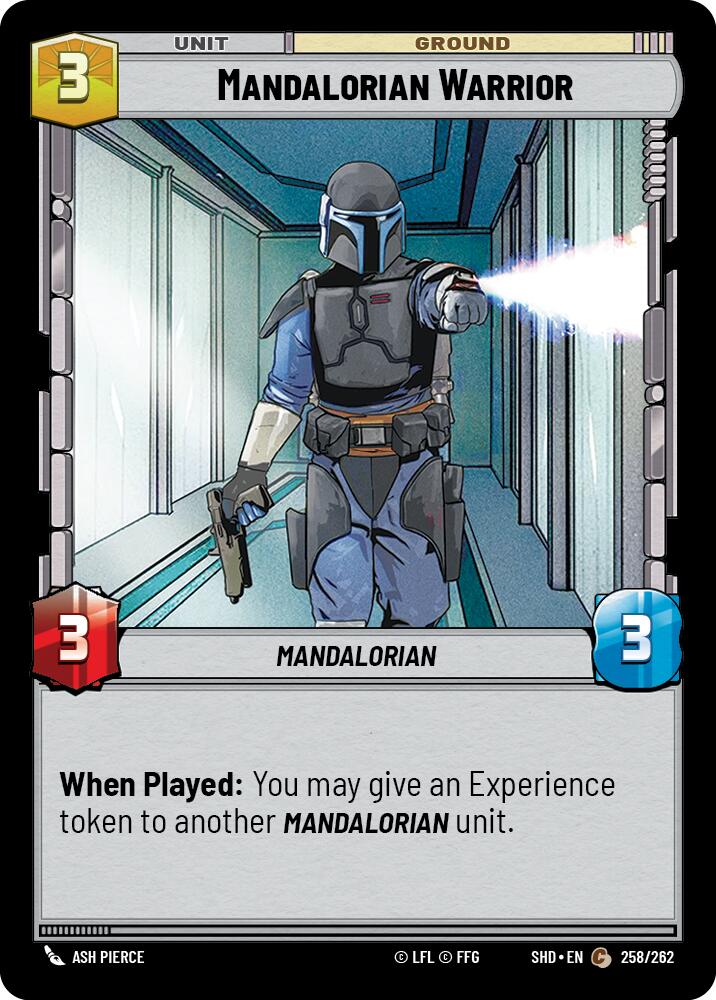 Mandalorian Warrior (258/262) (258/262) [Shadows of the Galaxy] | Shuffle n Cut Hobbies & Games