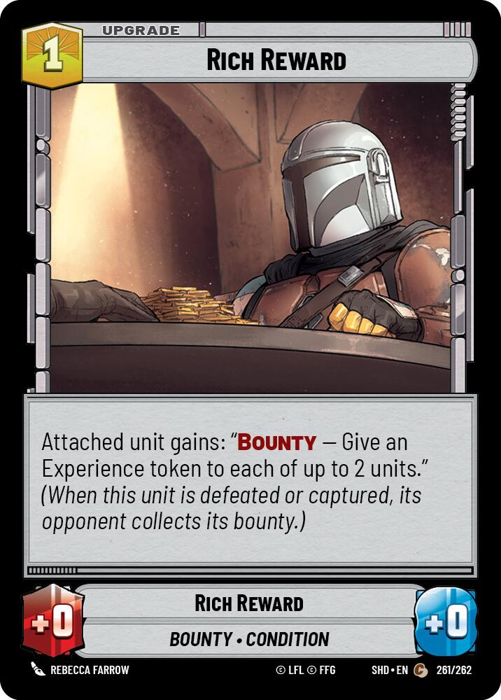 Rich Reward (261/262) (261/262) [Shadows of the Galaxy] | Shuffle n Cut Hobbies & Games