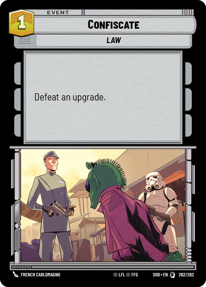 Confiscate (262/262) (262/262) [Shadows of the Galaxy] | Shuffle n Cut Hobbies & Games