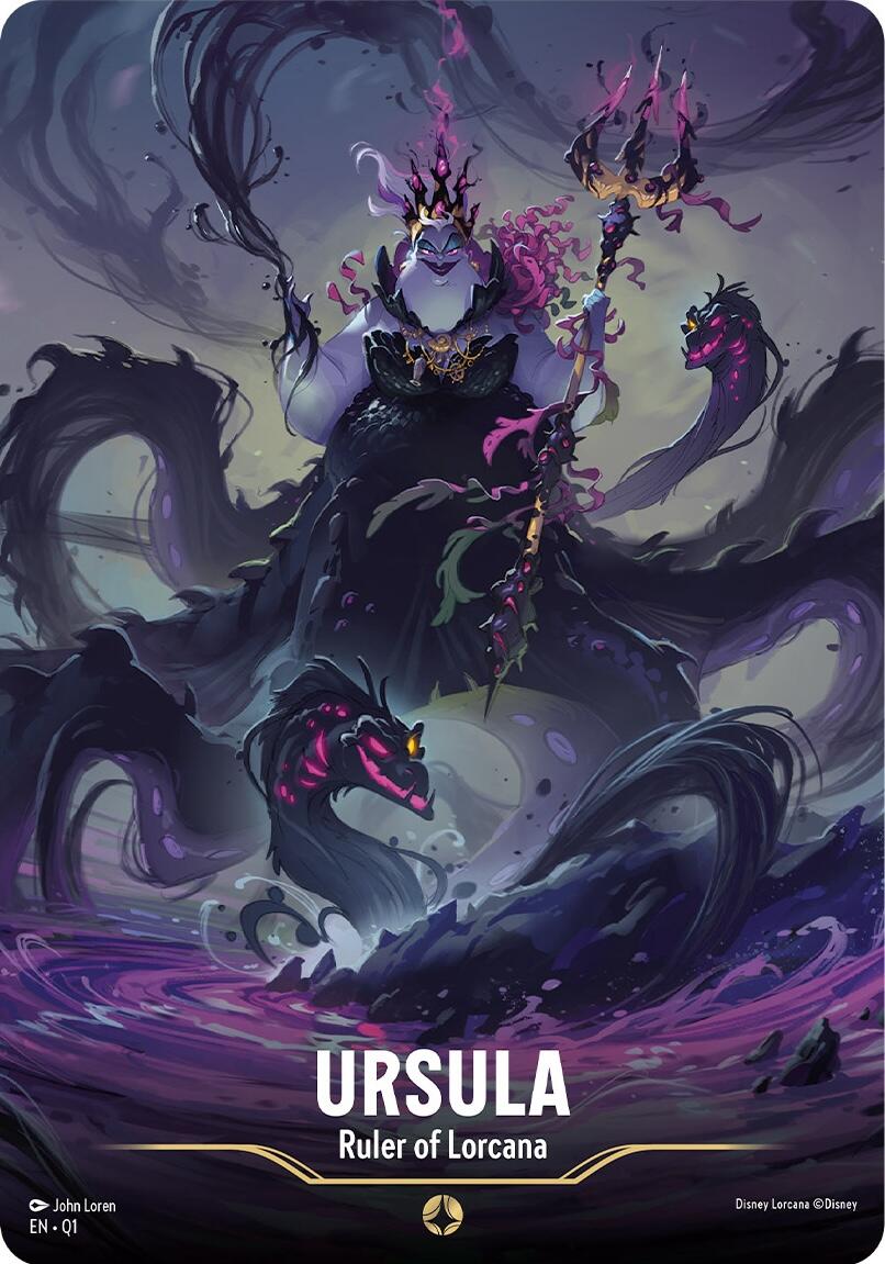 Ursula - Ruler of Lorcana (Oversized) [Illumineer's Quest: Deep Trouble] | Shuffle n Cut Hobbies & Games