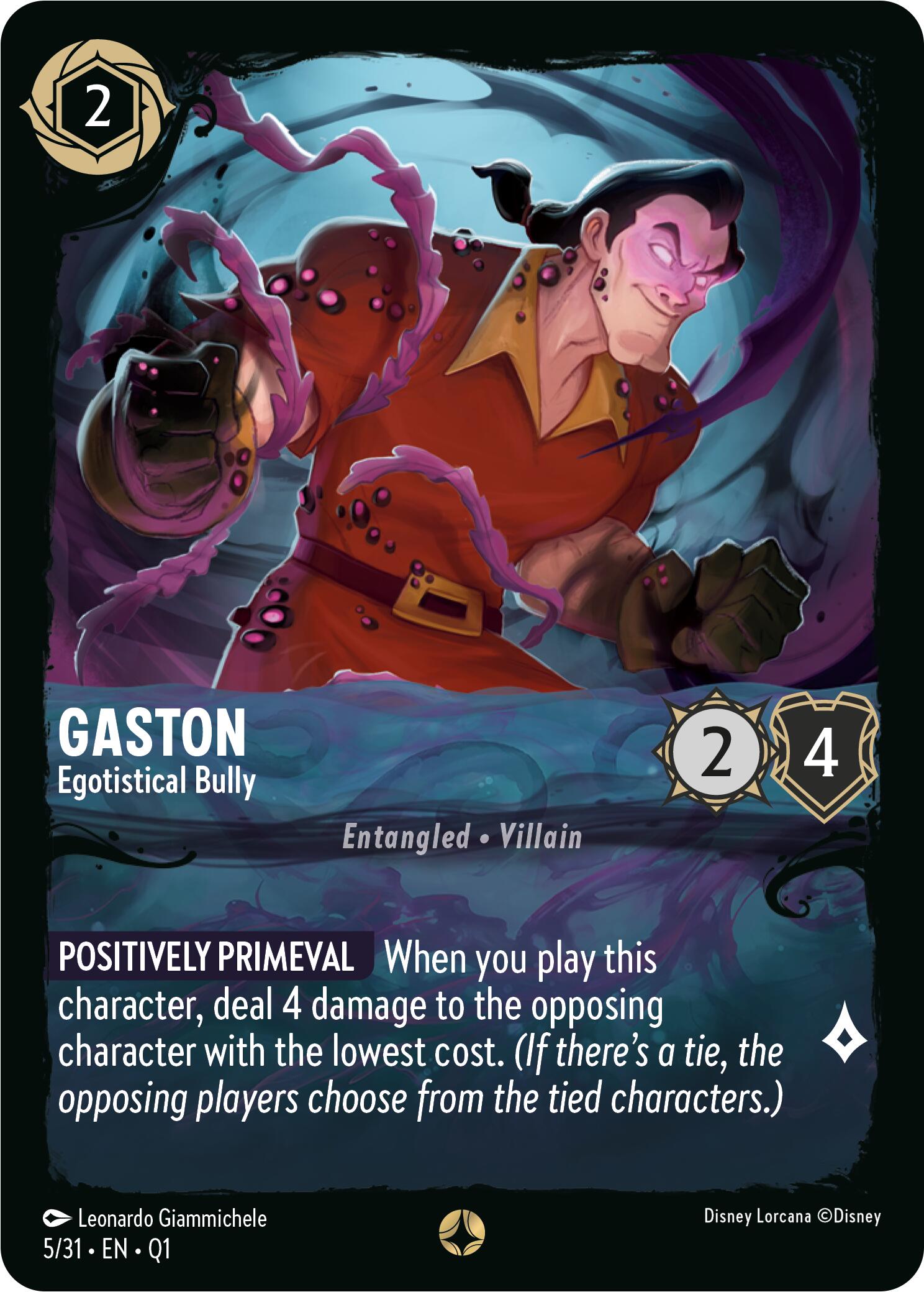 Gaston - Egotistical Bully (5/31) [Illumineer's Quest: Deep Trouble] | Shuffle n Cut Hobbies & Games