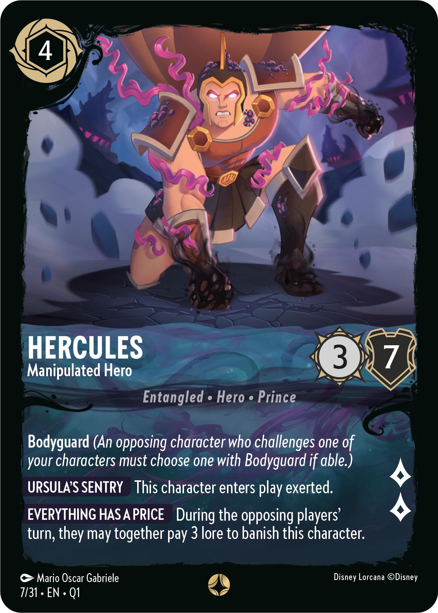 Hercules - Manipulated Hero (7/31) [Illumineer's Quest: Deep Trouble] | Shuffle n Cut Hobbies & Games