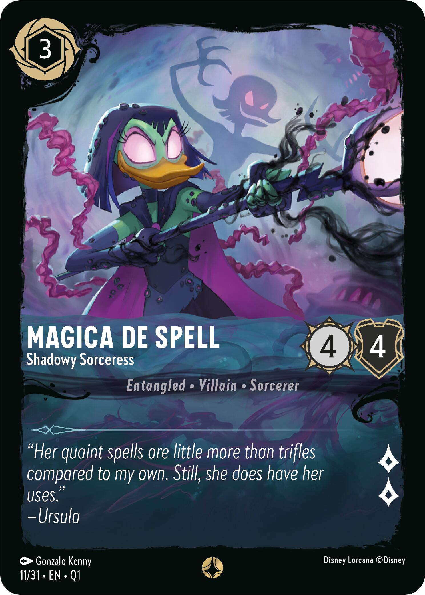 Magica De Spell - Shadowy Sorceress (11/31) [Illumineer's Quest: Deep Trouble] | Shuffle n Cut Hobbies & Games