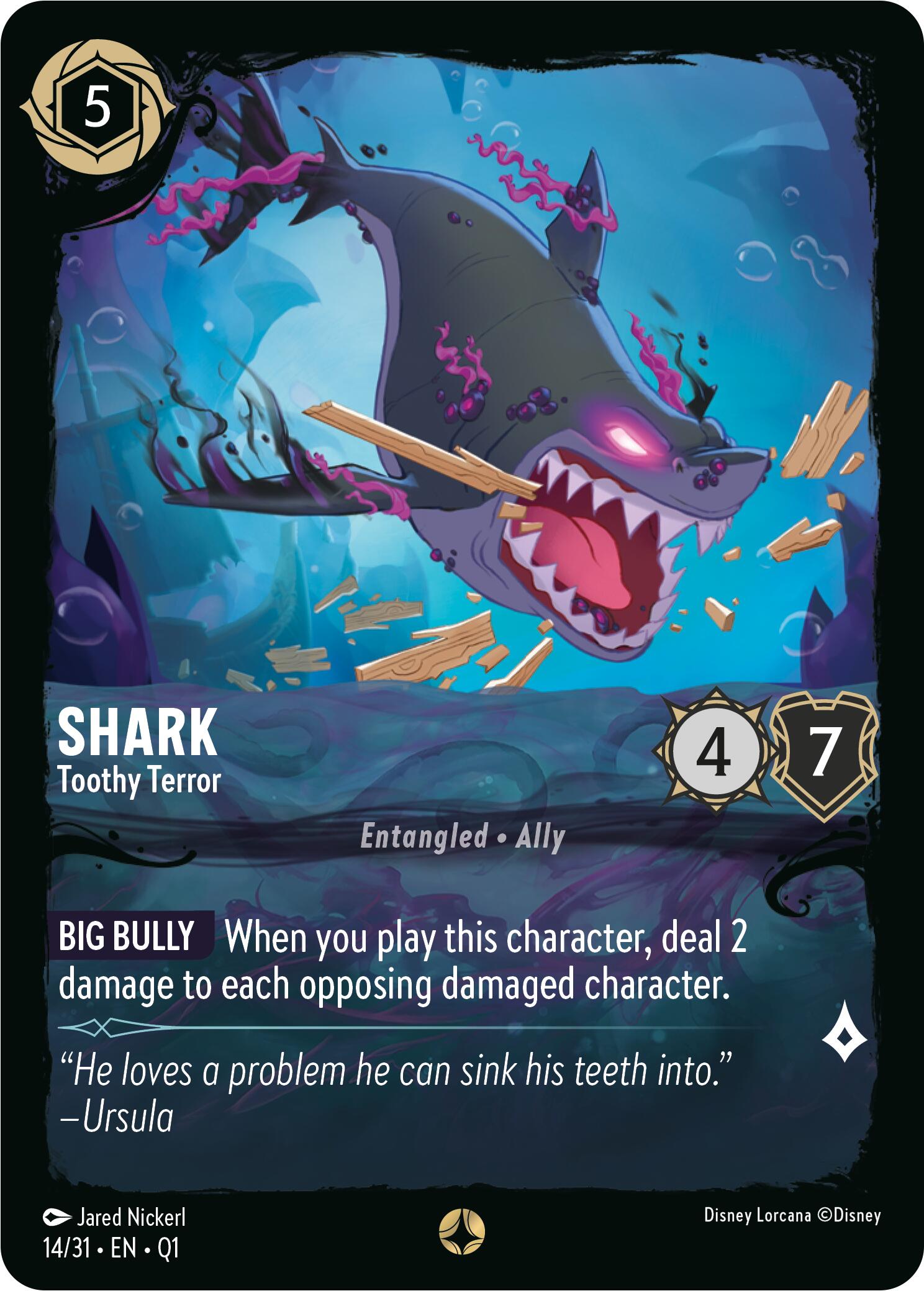 Shark - Toothy Terror (14/31) [Illumineer's Quest: Deep Trouble] | Shuffle n Cut Hobbies & Games