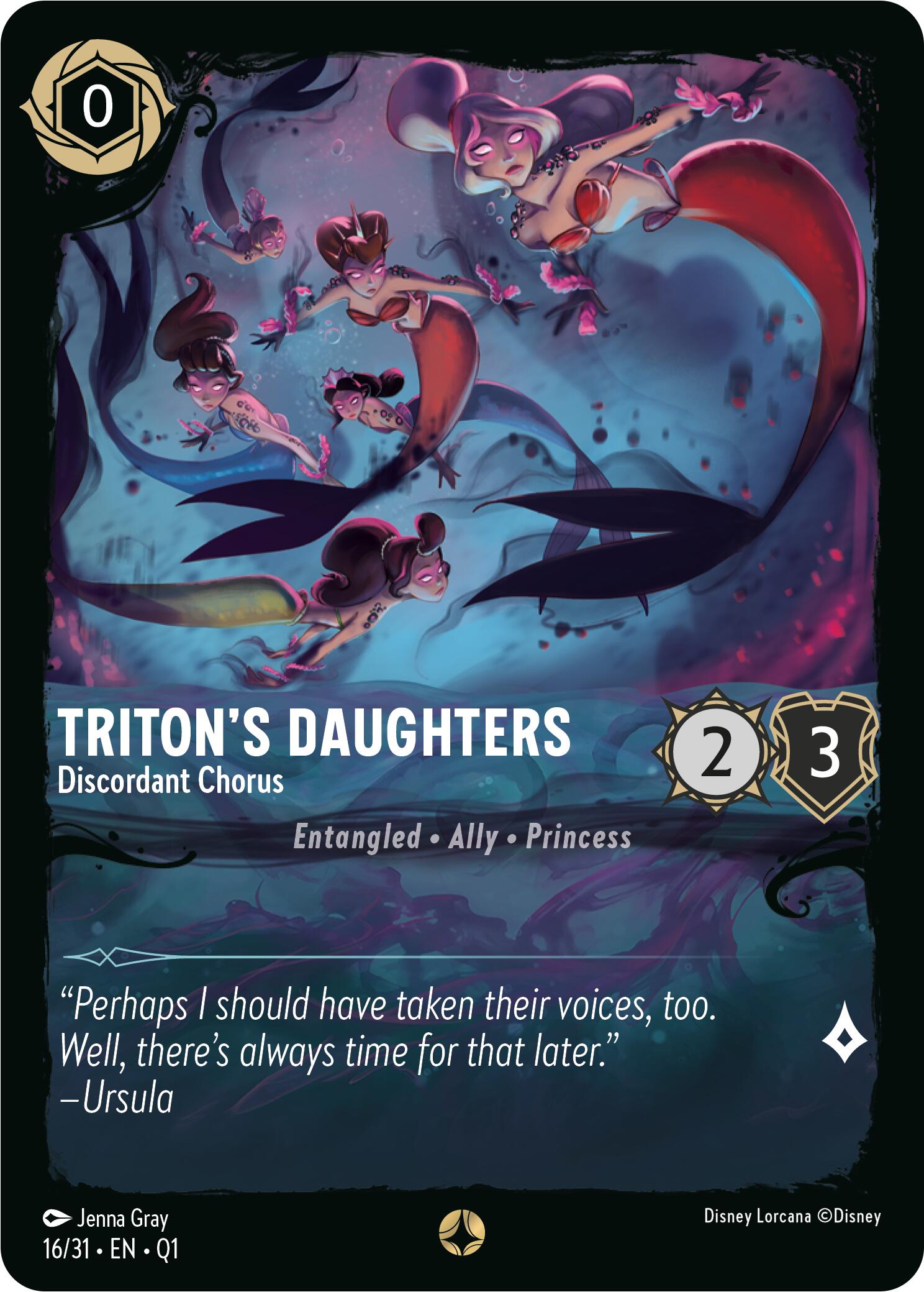 Triton's Daughters - Discordant Chorus (16/31) [Illumineer's Quest: Deep Trouble] | Shuffle n Cut Hobbies & Games