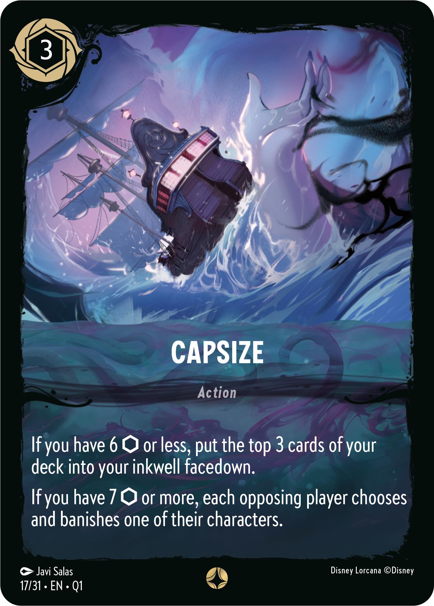 Capsize (17/31) [Illumineer's Quest: Deep Trouble] | Shuffle n Cut Hobbies & Games
