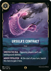 Ursula's Contract (30/31) [Illumineer's Quest: Deep Trouble] | Shuffle n Cut Hobbies & Games