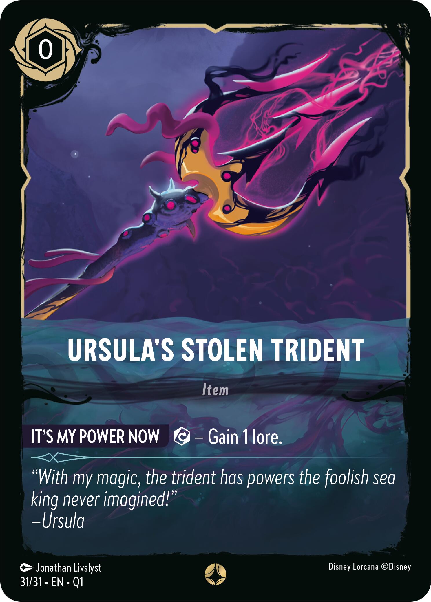 Ursula's Stolen Trident (31/31) [Illumineer's Quest: Deep Trouble] | Shuffle n Cut Hobbies & Games