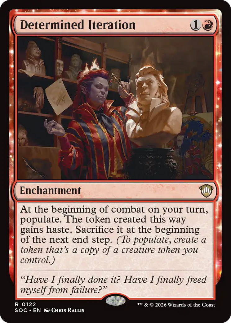 Determined Iteration [Secrets of Strixhaven Commander] | Shuffle n Cut Hobbies & Games