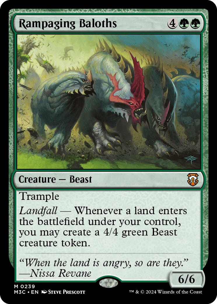 Rampaging Baloths [Modern Horizons 3 Commander] | Shuffle n Cut Hobbies & Games