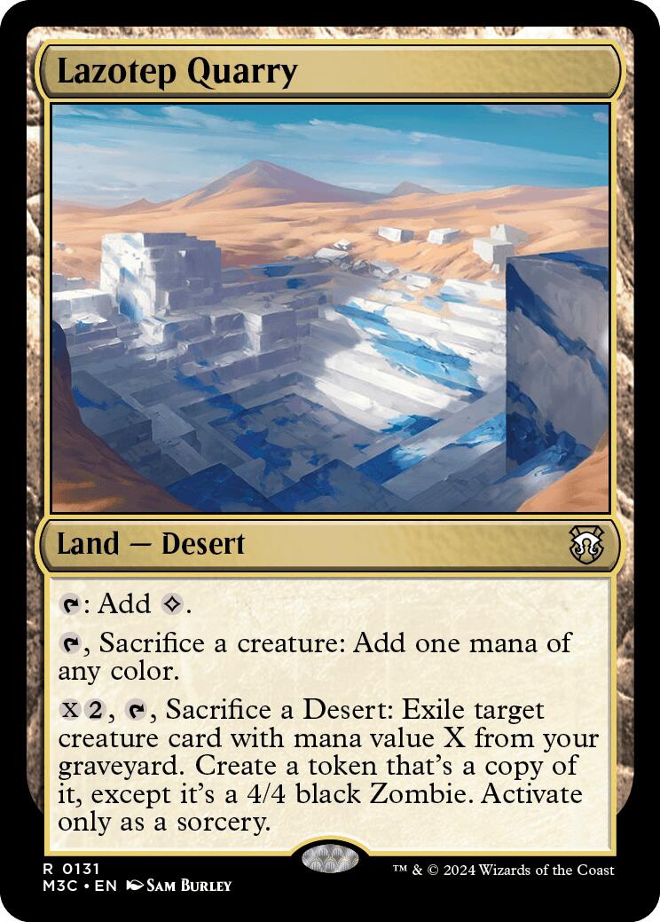 Lazotep Quarry [Modern Horizons 3 Commander] | Shuffle n Cut Hobbies & Games