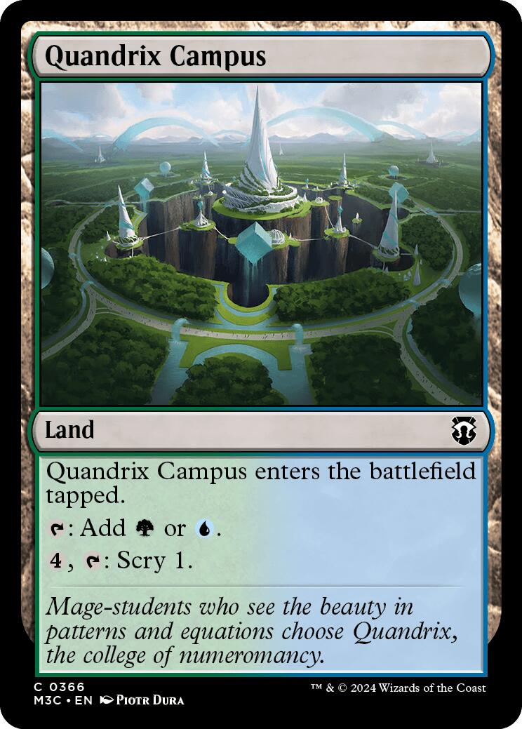 Quandrix Campus [Modern Horizons 3 Commander] | Shuffle n Cut Hobbies & Games
